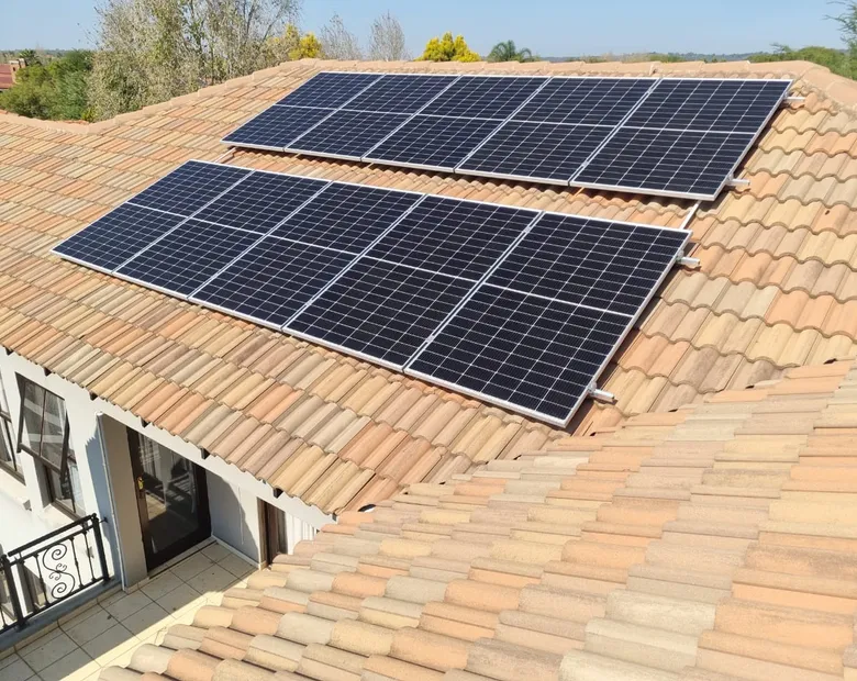 Tiled-roof solar installation in Silver Lakes, Gauteng